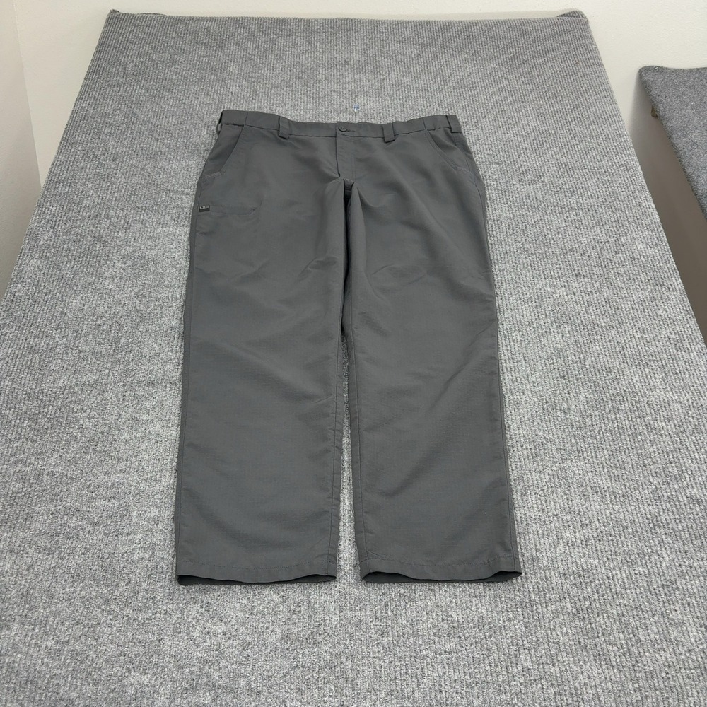 5.11 Tactical Pants Mens 40x30 Grey Polyester Ripstop Lightweight Gorpcore